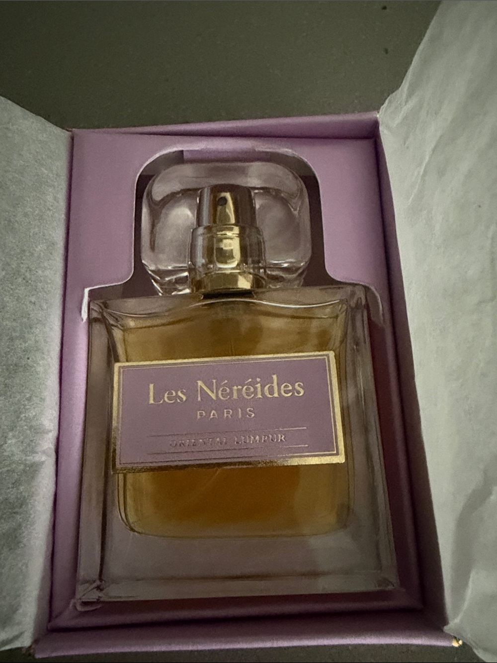 Les Néréides Paris Perfume - Purple & Gold Bottle